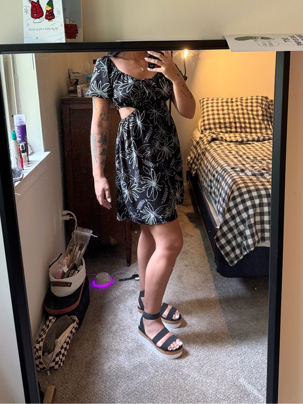 Black liberty dress